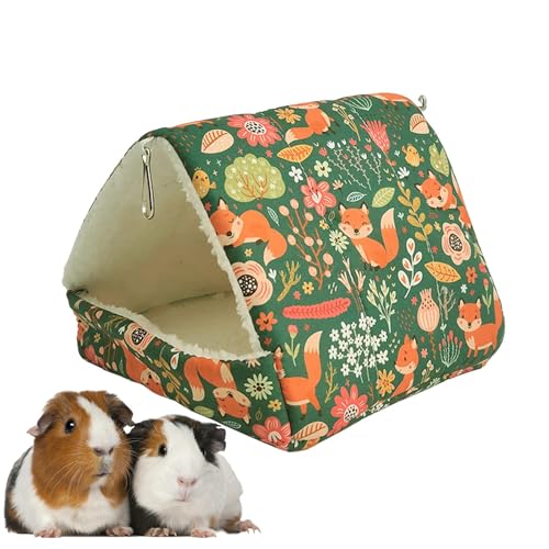 Generisch Meerschweinchen Betthöhle | Meerschweinchenbett | Gemütliches Hamster Bett | Hamsterhaus, Multifunktionales Waschbares Winterschlafhaus, Hamsterzubehör