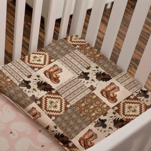 Image of Western Blanket, Western Decor for Nursery Room, Baby Blankets for Boys Girls, Cowboy Baby Blankets, Western Baby Stuff, Soft Warm Lightweight Nursery Bed Blanket for Newborn Toddlers (05, 30x40 in)