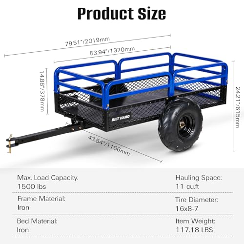 Electric Garden Cart Dump Wagon