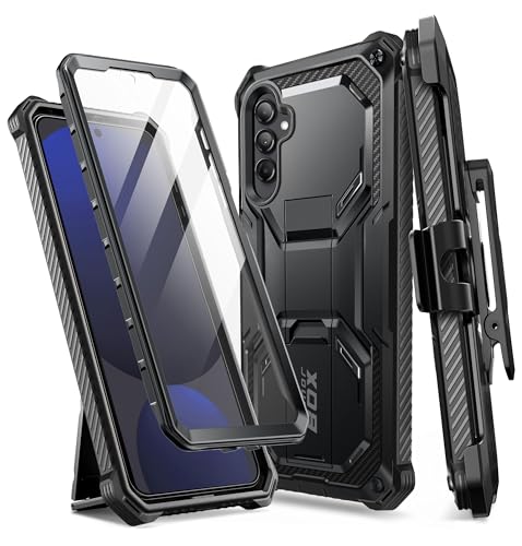 Étui Samsung S24 FE incassable noir pour éviter les bris d'écran et chutes