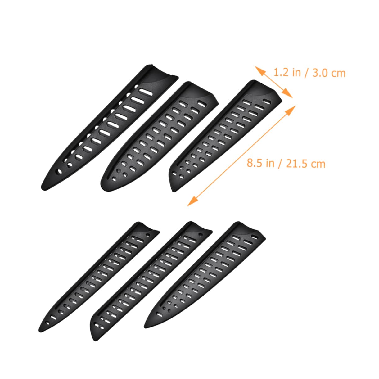 Cabilock 6Pcs Kitchen Knife Protectors Cutter Guards for Storage Design for Knives High End Sleeves for Edge Protection and Organization