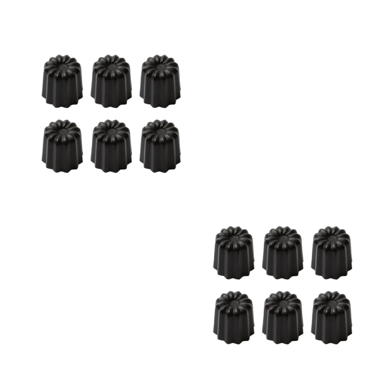 6 x antihaftbeschichtete Kanelen-Kuchenformen, Dessert, Muffins, Backwaren, Aluminiumlegierung, Cupcakes, Backwaren für Kochbegeisterte, kreative Kochutensilien