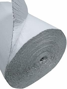 White Faced Double Bubble Reflective Foil Thermal Insulation 12INCH X 20FT......