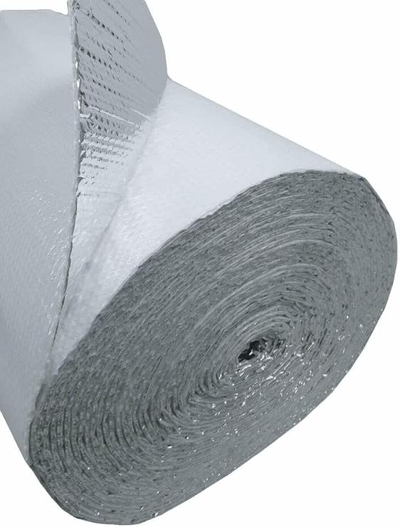White Faced Double Bubble Reflective Foil Thermal Insulation 12INCH X 20FT......