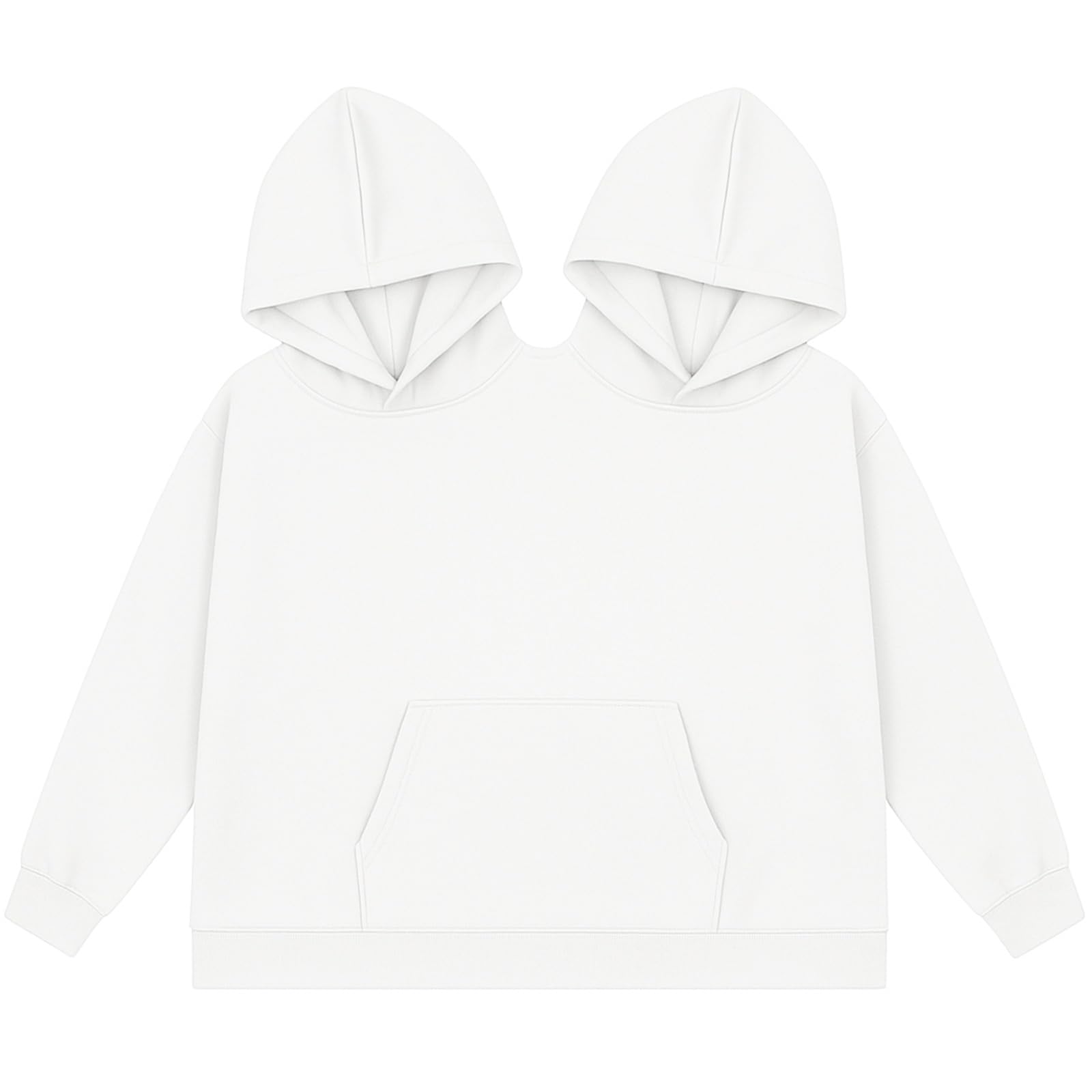 coume Couples Hoodie Two Person Hoodie M/L/XL/XXL Funny Intimate Matching Sweatshirts Lovers Friends Couples Christmas Gift-picture-48