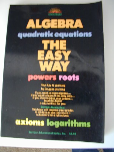 Algebra, the Easy Way 0812027167 Book Cover