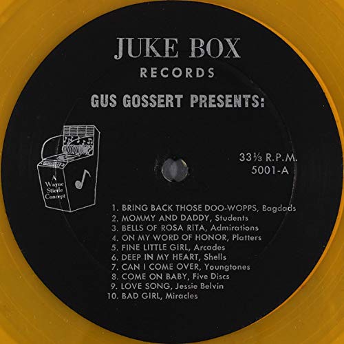 Guss Gossert Doo Wop Album Volume Two (12 inch vinyl lp) (yellow vinyl) image 2