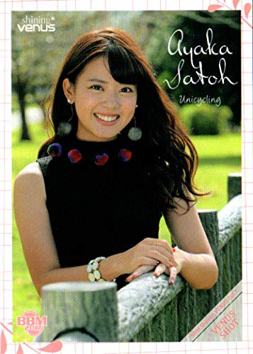 2017BBMシャイニングヴィーナス 私服 直筆サインカード佐藤彩香38/60