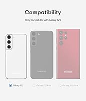 Vista 7 de GOOSPERY Cartera transparente diseñada para Galaxy S22, diseño súper delgado, fácil de usar, con capacidad para 2 tarjetas, funda protectora