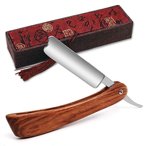 Professional Straight Razor Vintage Straight Edge Barber Razor for men