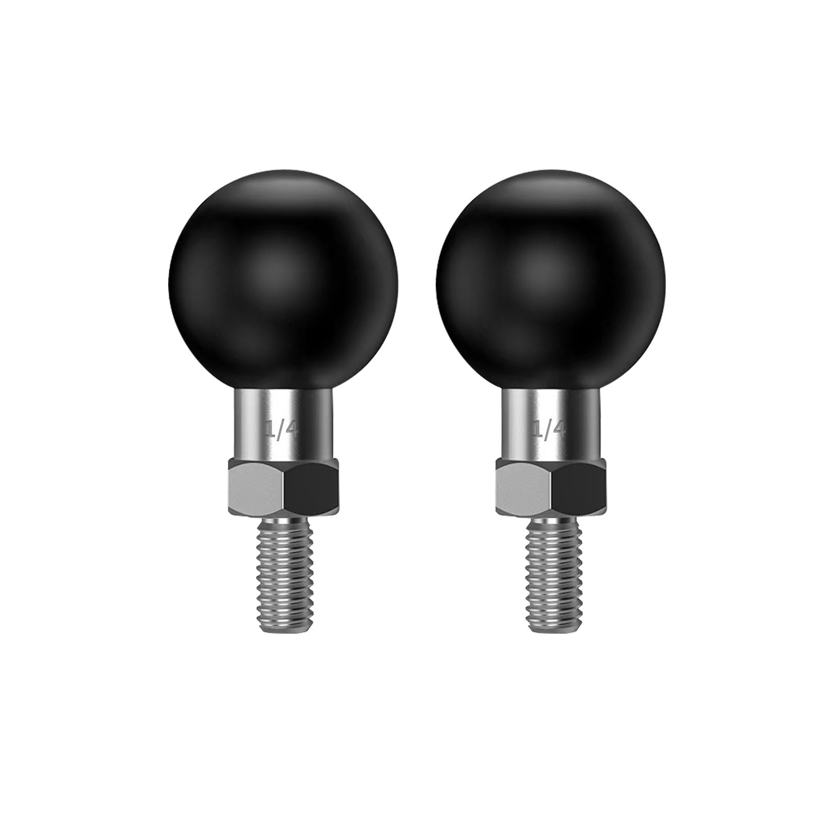 Adattatore A Sfera 1 Pollice In TPU Con Base In Alluminio E Vite 1/4-20, Compatibile RAM Mounts, Per Fotocamere E Action Cam - 3