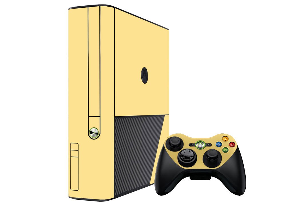 Cream - Vinyl Decal Mod Skin Kit by System Skins - Compatible with Microsoft Xbox 360E