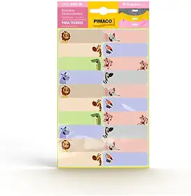 Etiqueta Termocolante Baby Bichos Pimaco, 20 unid. - Cód. 970957