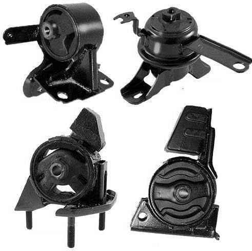 K0189 Fits 1998-2002 TOYOTA COROLLA 1.8L Engine Motor & Trans Mount Set for 3 Speed AUTO 4PCS : A7256, A7243, A7254, A7258