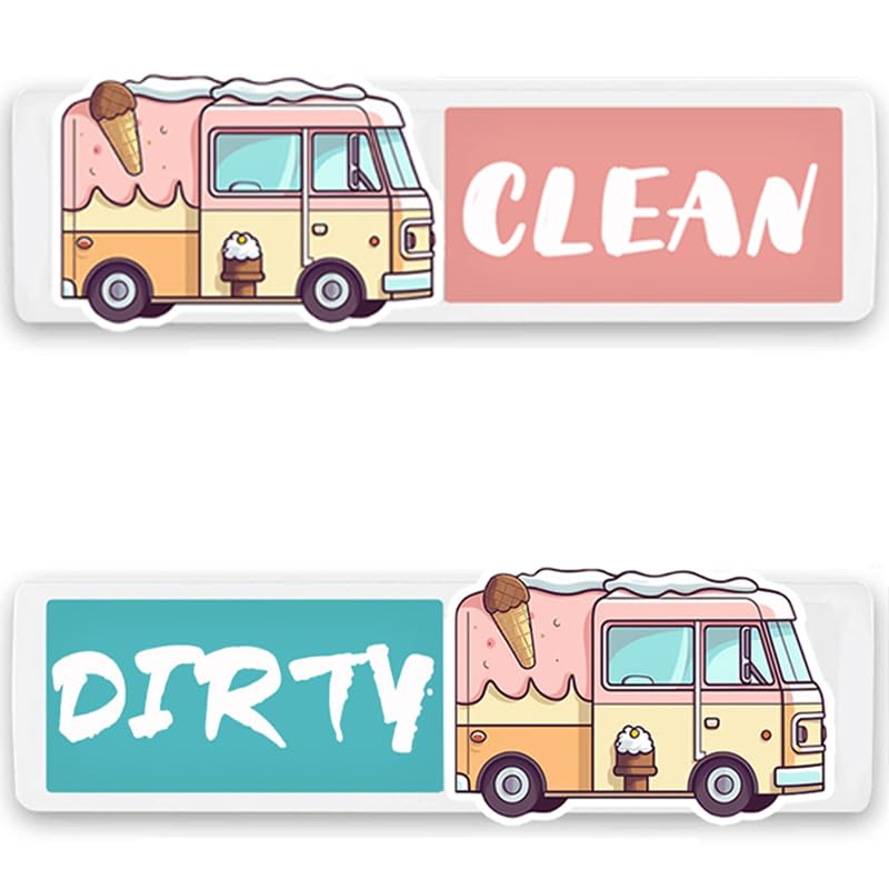 Dishwasher Clean/Dirty Schild - Wendbare Edelstahl-Anzeige Für Spülmaschinen