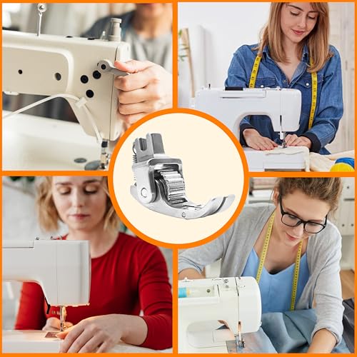 Pie prensatela ajustable para dobladillo enrollado versátil miniatura 3