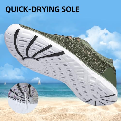 Image of DOUSSPRT Men's Water Shoes Quick Drying Sports Aqua Shoes