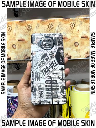 Image of AtOdds - Full Body Back Screen Guard Protector Film - Lamination Wrap Skin Sticker Compatible with Samsung Galaxy S24 Ultra | Scratchproof Matte Finish (Explore)