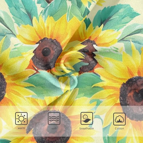 Yellow Sunflowers Toddler Girls's Underwear 2T 202c19013