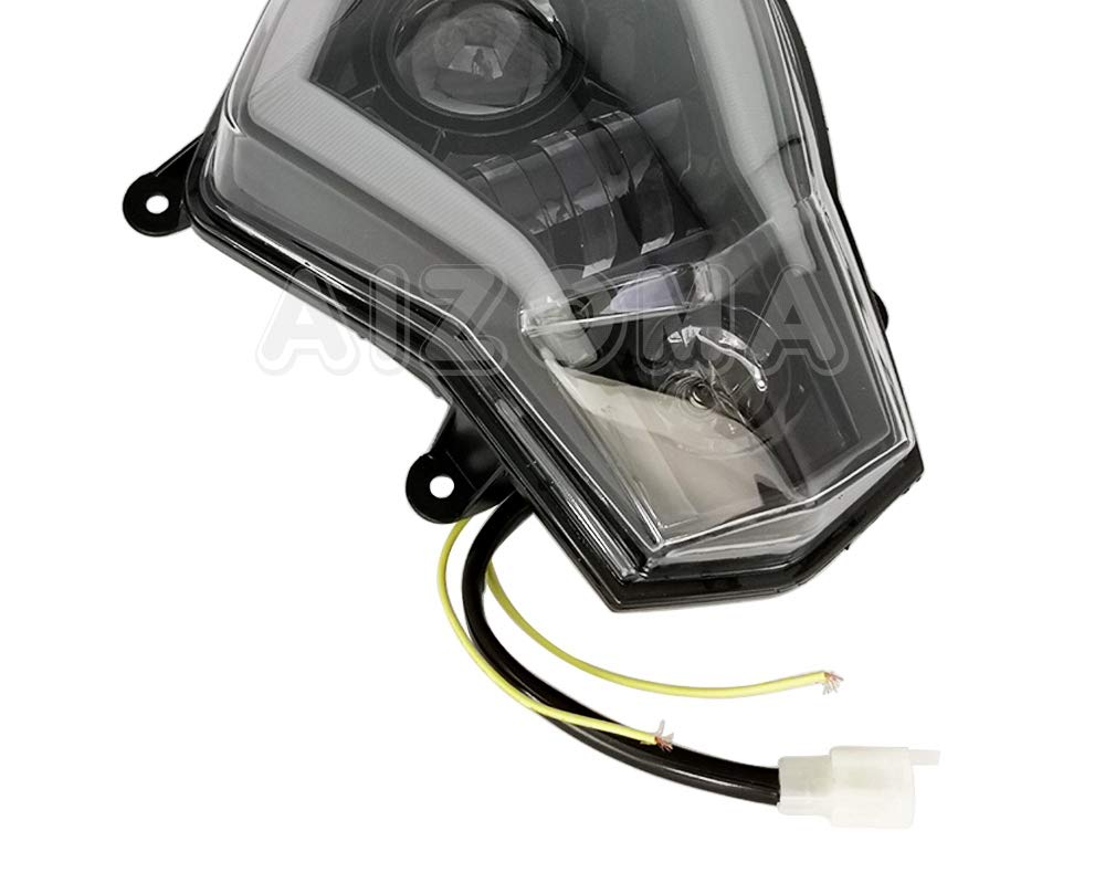 美品】KTM 125 200 250 390 DUKE 用 フルLEDヘッドライト 〜2016 LED