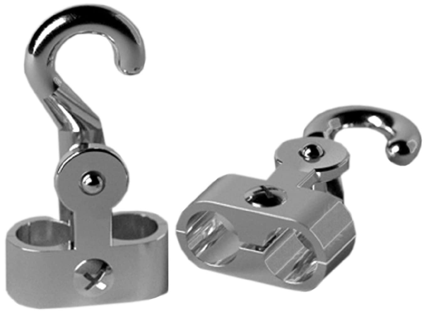 Recreation Supply Company Clamp-Type Rope Hook- Chrome Plated Brass - 3/4" Rope