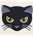Produktbild MQ Black Cat - Schwarze Katze - Aufnäher Patch Aufbügler Bügelbild