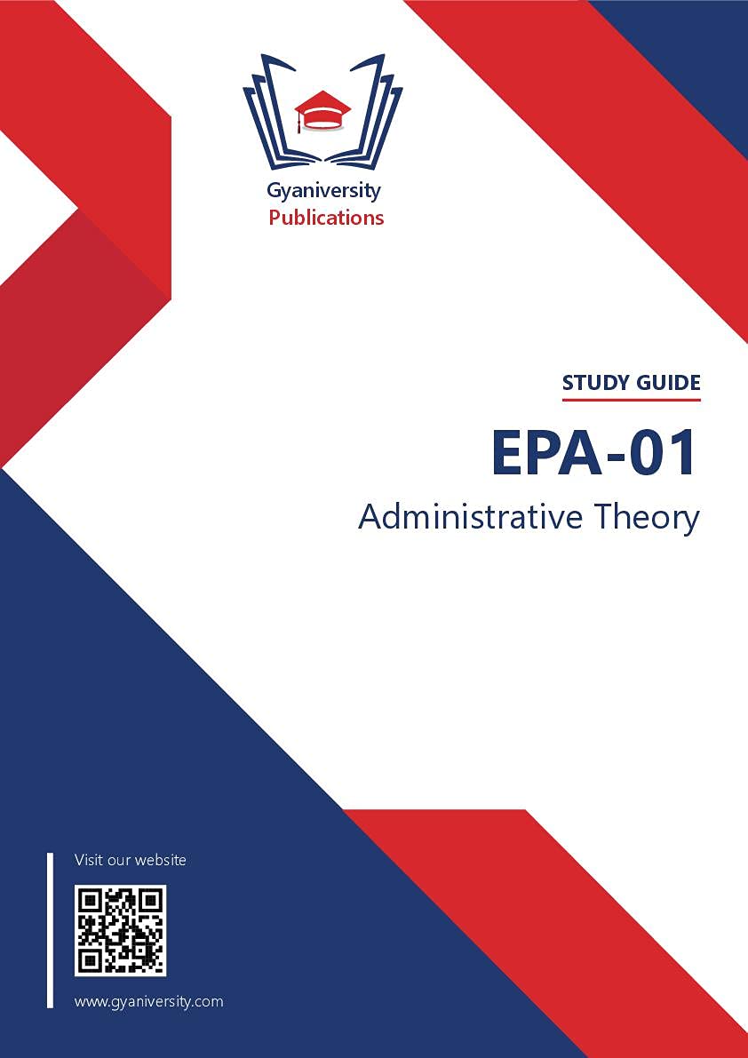 MPA-012: Administrative Theory (IGNOU Study Guide Book)