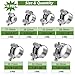 OGANAZI 14 PCS Stainless Steel T-Bolt Hose Clamps, 7 Sizes Turbo Intake Clamp, Heavy Duty Intercooler Pipe Tube Clamps Radiator Hose Clamps for Radiator, Automotive, Garden Machinery (17-39mm)
