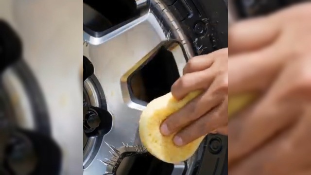 Image of All-in-One Wheel Care & Restoration Paste with Sponge (2) | Multi-Purpose Wheel Restoration Polish Buffs, Professional Scuff Remover and High-Gloss Restorer for Car Motorcycles Tires