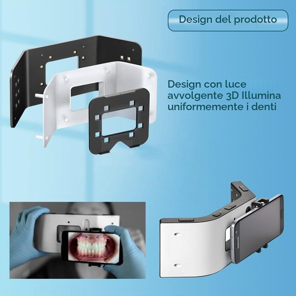 Luce Per Fotografia Odontoiatrica Flash, Lampada Di Riempimento Orale LED | Odontoiatria Foto Video Attrezzatura Per Ortodonzia Per Illuminazione Trattamento Dentista