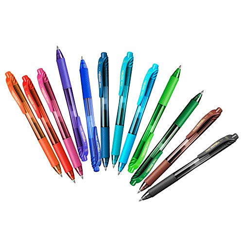 Caneta Pentel Energel X Retrátil 0.5Mm Verde Limão, Pentel, Sm/Bln105-K, Verde Limão