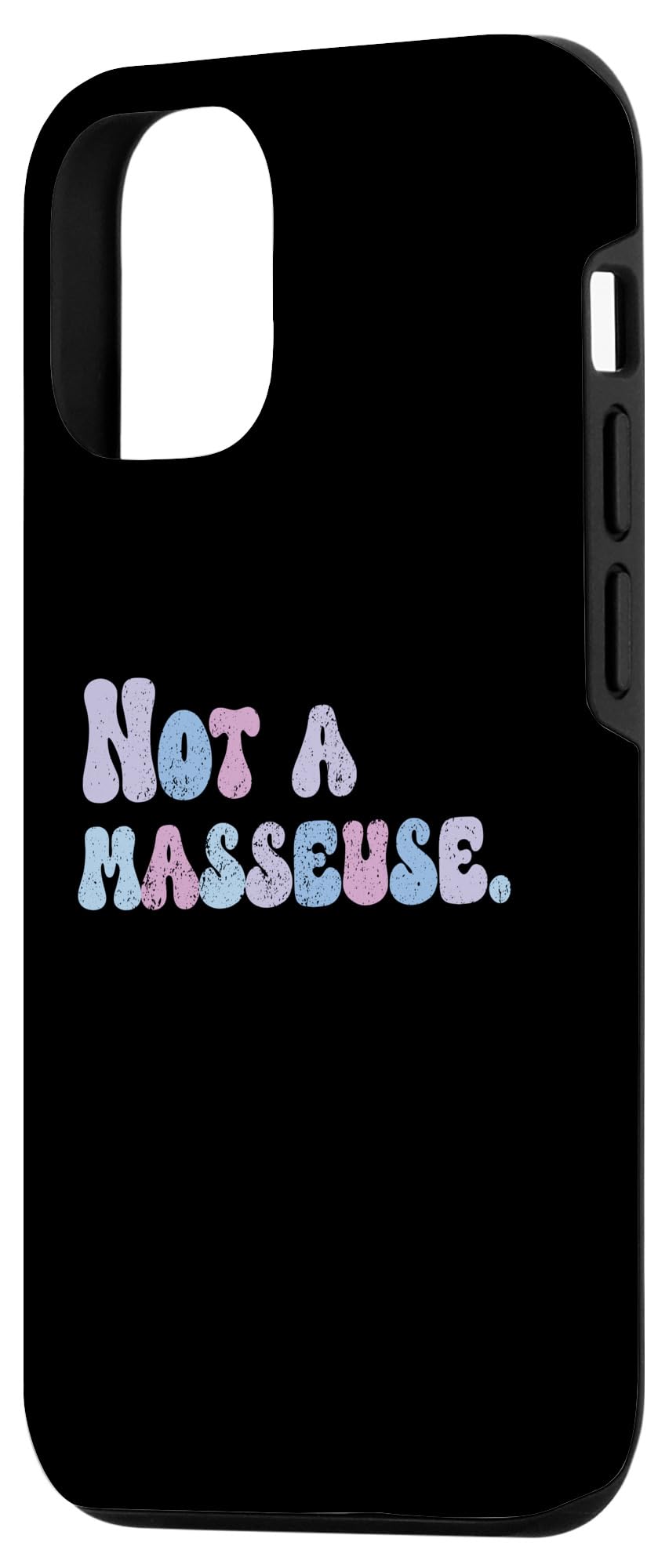 iPhone 15 Pro Vintage Not A Masseuse Muscle Therapy Massage Therapist LMT Case - Image 2