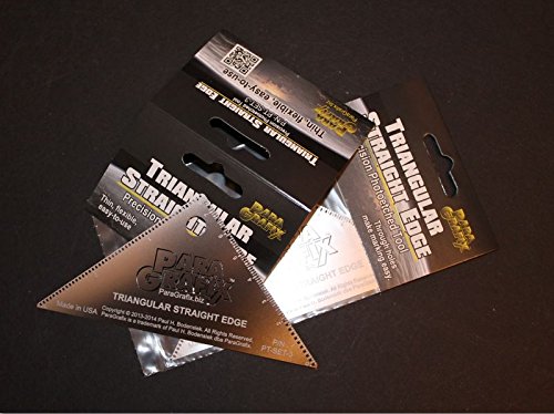 Paragrafix 3 Inch Triangular Straight Edge PT-SET-3