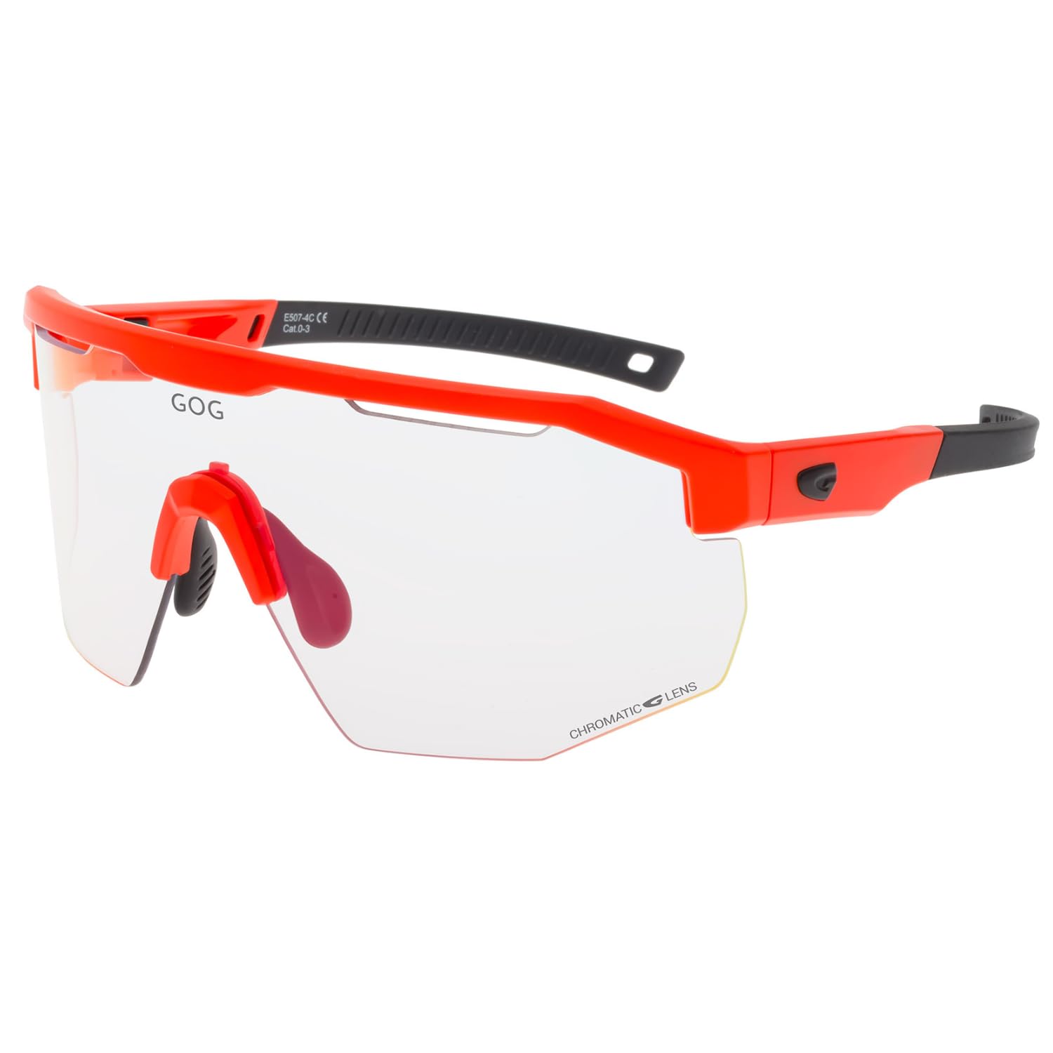 GOG - Okulary rowerowe unisex fotochromowe z lustrzanymi szkłami