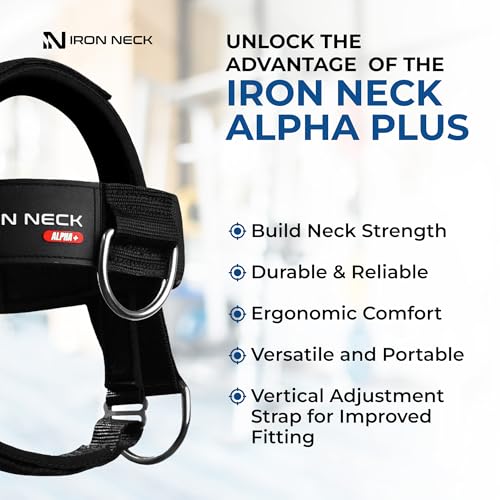 Image of Iron Neck Trainer 3.0 Pro, Alpha Plus Neck Harness, and Strength Kit Bundle for Progressive Strength Training, Pain Relief and Muscle Building