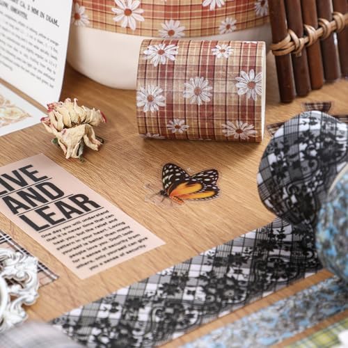 Masking tape pañuelo cinta adhesiva para reparar y decorar álbumes 7