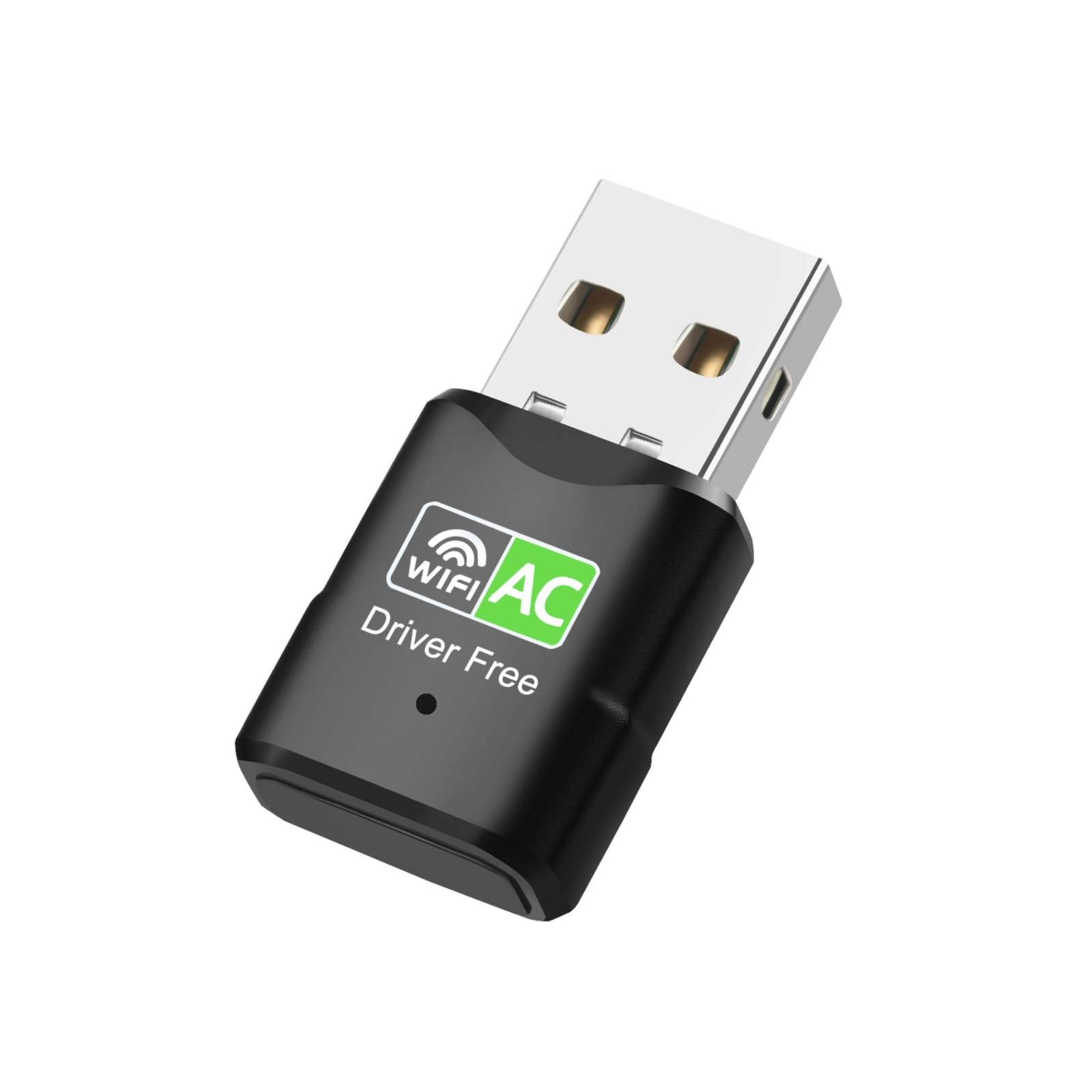Dwupasmowa bezprzewodowa karta sieciowa 600 m, bezprzewodowa karta sieciowa USB 2,4 G/5G, bezprzewodowy odbiornik sieci WiFi, bez sterownika