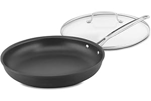 Cuisinart MCP-622-30G Professional, 12-Inch Skillet, Nonstick Hard-Anodized with Glass Cover