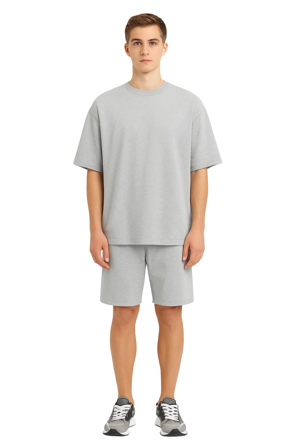 bamboology Men’s Bamboo Loungewear Set – Oversize T‑shirt & Shorts Combo | Premium Relaxwear-picture-53