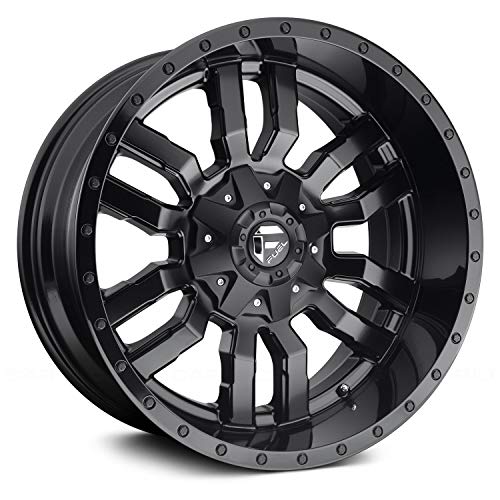 Fuel D596 Sledge 20x10 6x135/6x139.7 (6x5.5") -19mm Matte/Gloss Black Wheel Rim