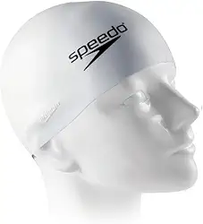 Speedo Touca de Natação Flat Cap, Silicone Lisa Unissex