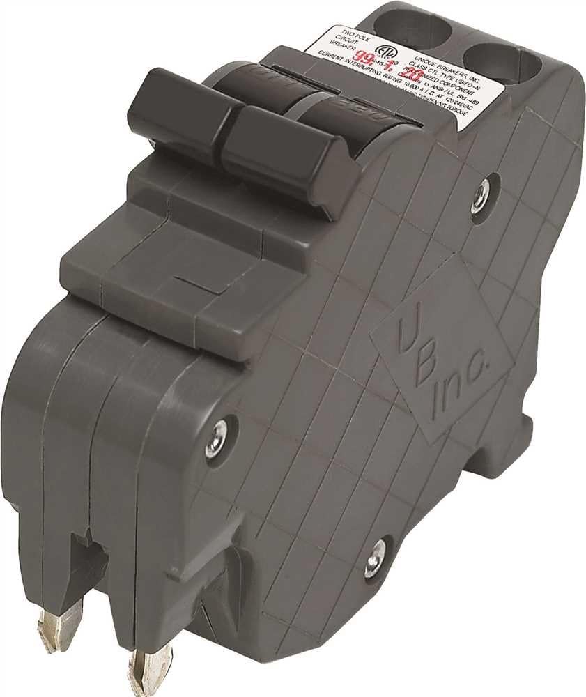 View-Pak UBIF0220 Unique Breakers Dual Pole Thin Federal Pacific Circuit Breakers