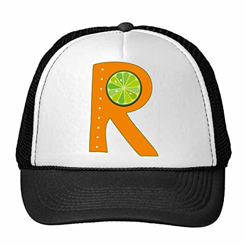 Casquette de camionneur fraîcheur multicolore à motif orange fruit R