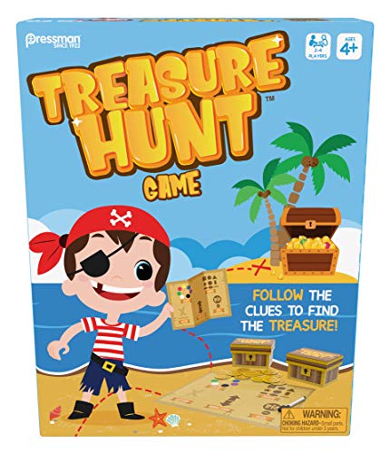 Treasure Hunt: Follow the Clues to Find the Treasure! | Interactive Pirate Treasure Game For Kids | For 2-4 Players | Ages 4+