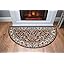 SrS Rugs Fireside Rug for Living Room Half Moon Hearthplace Mat Soft ...