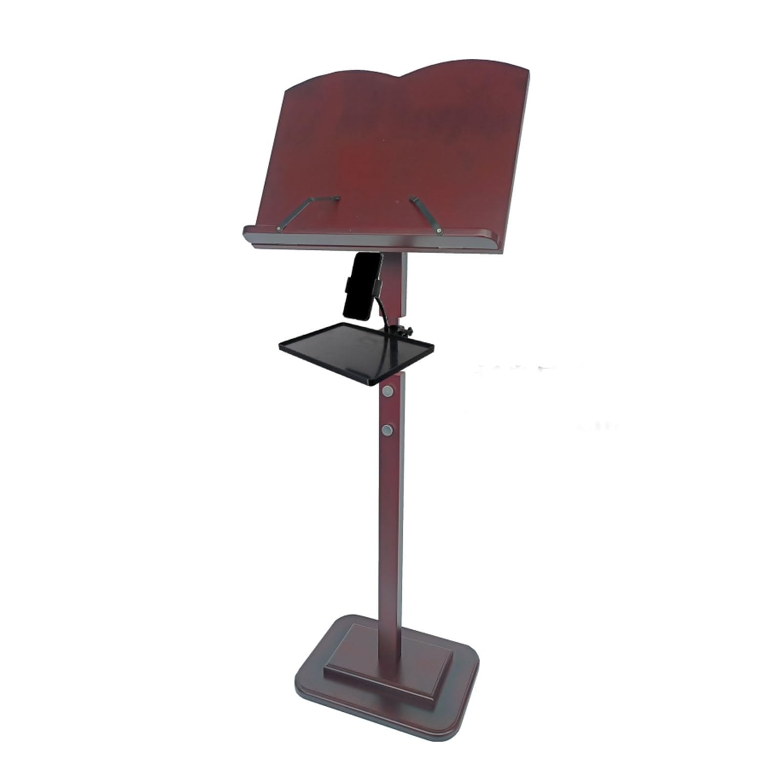 Stojak Na Nuty, Drewniany Stojak Na Nuty, Przenośny Stojak Na Nuty, Regulowana Wysokość (do 130 Cm), Nadaje Się Do Skrzypiec, Gitarzysty, Zespołu, Występów (Color : Brown, Size : 100-130cm)