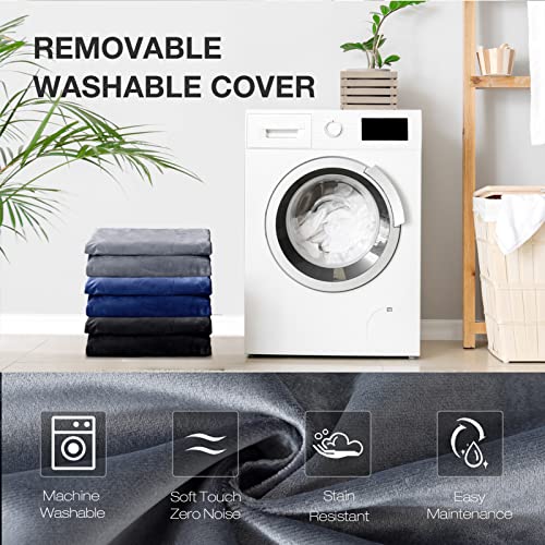 Whatsbedding [Removable Outer Cover] 3 Ft Bean Bag Chairs For Adults With Filling,Stuffed Memory Foam Bean Bags With Filler,Soft Velvet Bean Bag Furniture For Teens,Machine Washble,3 Foot,Dark Gray #TOP3