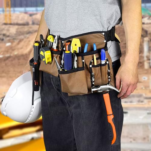 Ceinture à outils réglable pour constructions de charpentier avec boucle rapide - 5