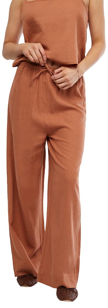WEWOREWHAT Womens Tie Waist Pant