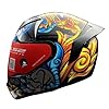 LS2 Helmets - FF352 - Foo-Dog - Gloss Black Yellow - Single Clear Visor Full Face Helmet